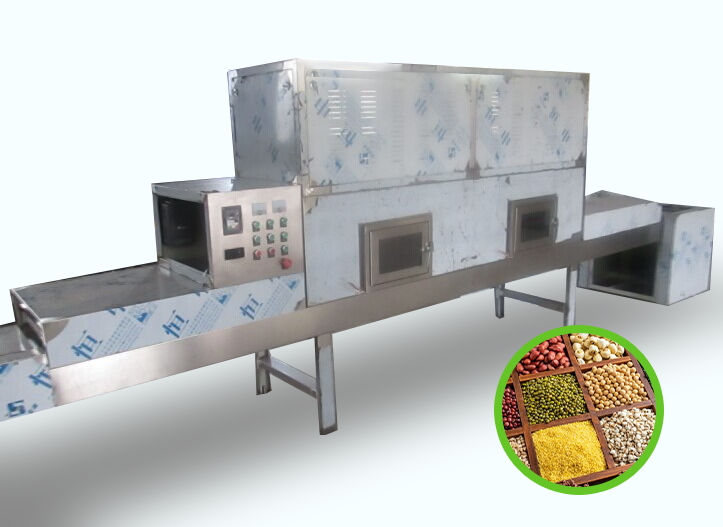 五谷雜糧熟化微波隧道式,青稞熟化 燕麥熟化 麥片熟化 麥仁烘焙